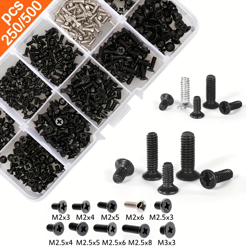 Electronics Repair Book - Juego de tornillos M2 M2.5 M3