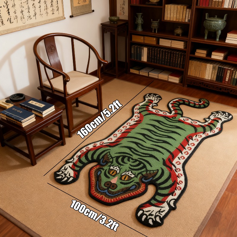 Alfombra con patrón de tigre V - Electronics Repair Desk reseña y precio