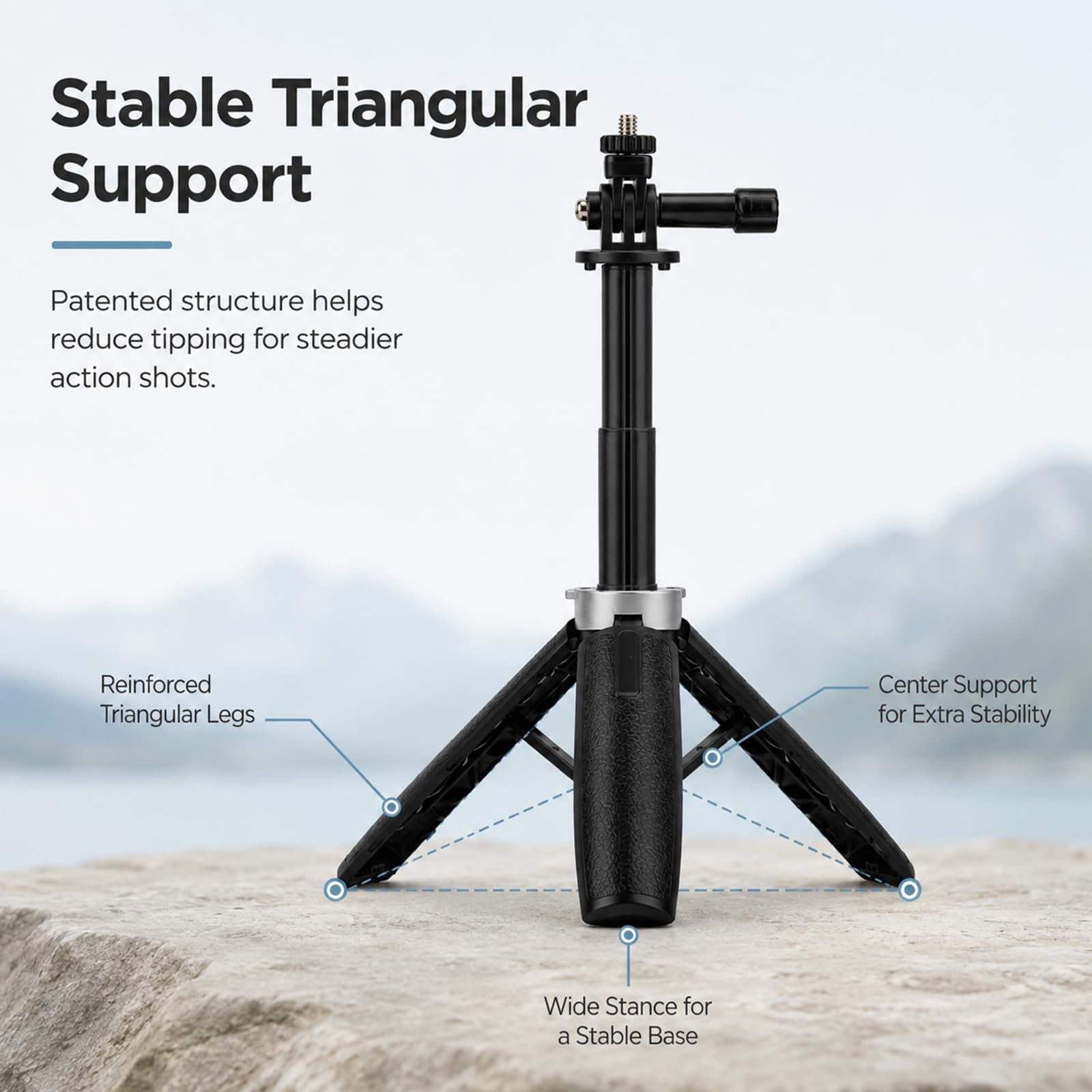 Mini trípode extensible, trípo - Gopro Action Camera Hero 12 Black reseña y precio