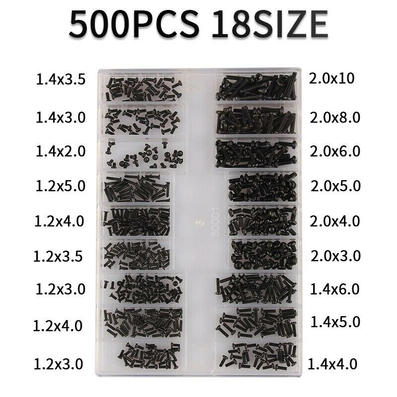 500 Uds Mini tuercas de tornil - Electronics Repair Book reseña y precio