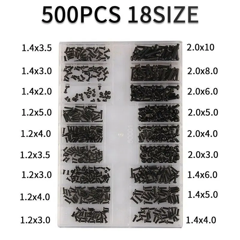 500 piezas de mini tornillos y - Electronics Repair Book reseña y precio