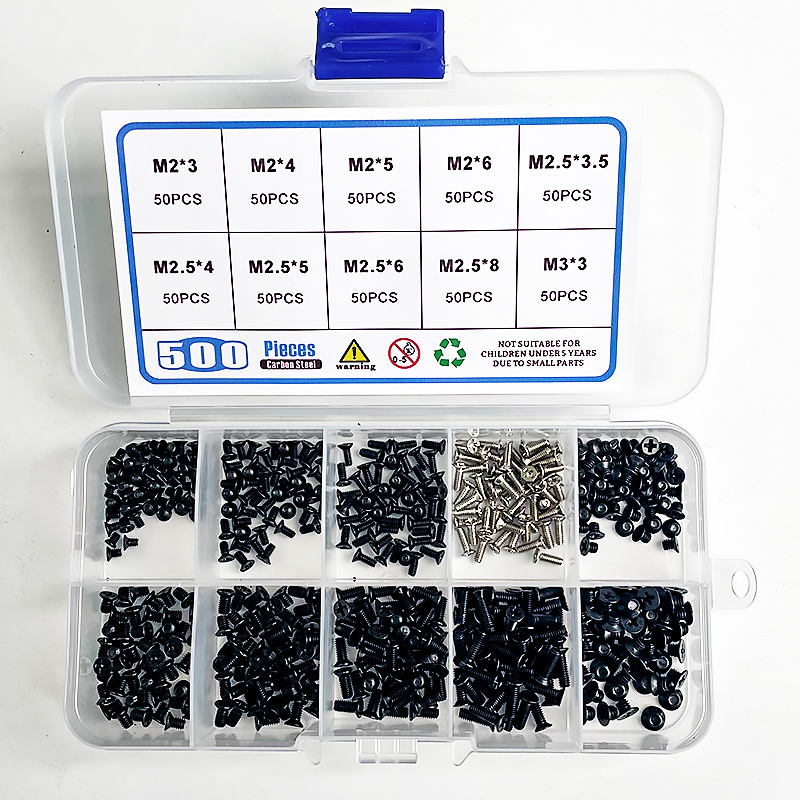 Caja de 500 tornillos Phillips - Electronics Repair Book reseña y precio